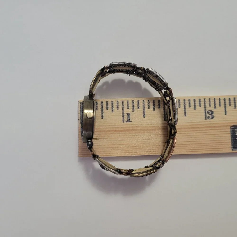 Hearts Watch Stretch Band Bracelet Womens